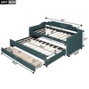 NicBex Twin Size Upholstered Daybed with Trundle and 3 Drawers for Bedroom,Living Room,Apartment - 3 of 4