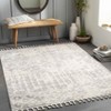 Mark & Day Rocky Ripple 5'3"x7' Rectangle Woven Indoor Area Rugs Light Gray: Geometric, Stain-Resistant, Bohemian Style - 2 of 4