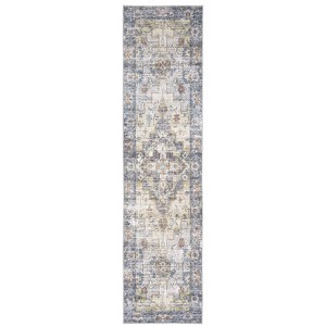 Oriental Weavers Myers Park MYP02 Blue/ Gold Indoor Area Rug - 2' x 8' - 1 of 4
