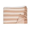 Amelie Home Striped Chenille Throw Blanket - 2 of 4