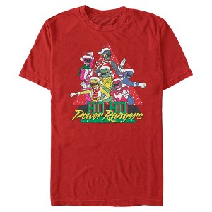 Men's Power Rangers Santa Rangers T-Shirt - 1 of 4