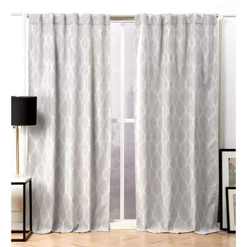 Exclusive Home Catarina Layered Solid Room Darkening Blackout And Sheer ...
