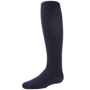 Memoi Girls' Soft Pima Cotton Opaque Tights - 1 of 1