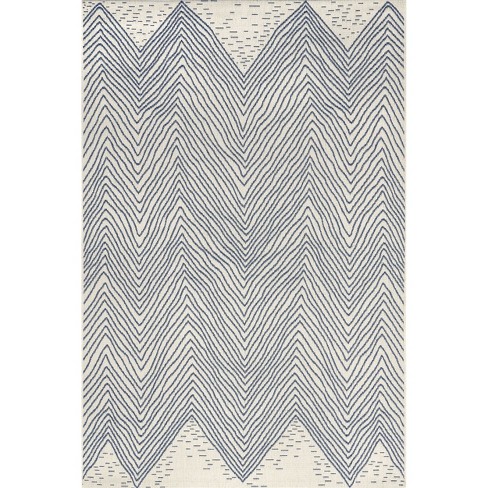 Nuloom Carina Chevron Waves Indoor/Outdoor Area Rug - image 1 of 4