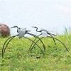 SPI Home Cranes and Reeds Garden Pair Sculpture – 18" Tall Bronze-Finish Metal Outdoor Bird Décor, Nature-Inspired Garden Accent - 3 of 3