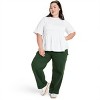 Women's Short Sleeve Smocked T-Shirt - Sandy Liang x Target White - 3 of 3