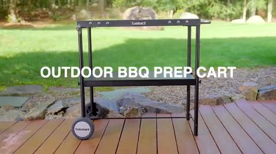 Cuisinart 36" x 18" Stainless Steel Outdoor BBQ Prep Cart