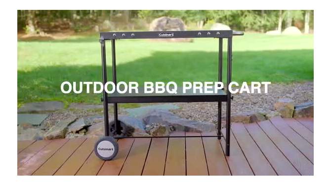 Cuisinart Outdoor BBQ Prep Cart, 2 of 10, play video