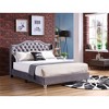 Passion Furniture Joy Jewel Jewel Tufted Queen Panel Bed - 4 of 4