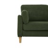 NicBex Modern Minimalist Loveseat Sofa Couch with Two Pillows & Wooden Legs,2-Seat Lounge Sofa for Living Room,Apartment - 4 of 4
