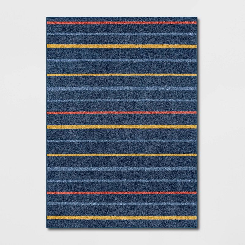 Striped Kids' Rug - Pillowfort™, 1 of 11