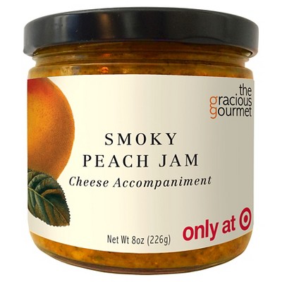 The Gracious Gourmet Smoky Peach Jam Fruit Spreads - 8oz