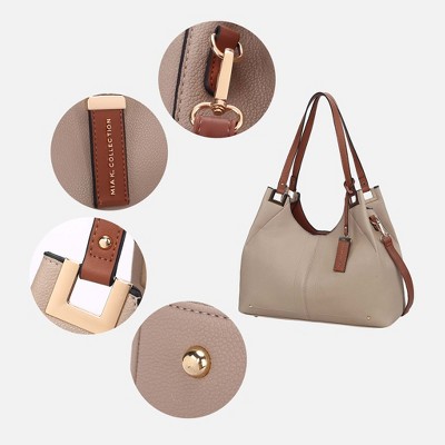 MKF Collection Estelle Women’s Vegan Leather Shoulder Handbag with Matching Wallet by Mia K — фото 5