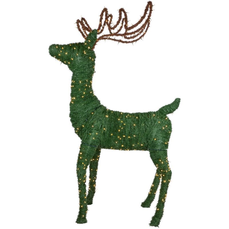 Northlight Lighted Commercial Standing Topiary Reindeer Outdoor Christmas Decoration - 6.5' - Warm White LED Lights, 4 of 9
