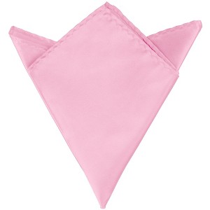 Elerevyo Men Foldable Satin Shiny Solid Color Pocket Squares - 1 of 4