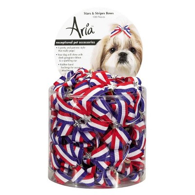 Aria Stars & Stripes Bow Canister 100Pk