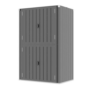Ridstar 70  in. H Large Outdoor Waterproof Storage Cabinet with Stand-Dark Gray - 1 of 4