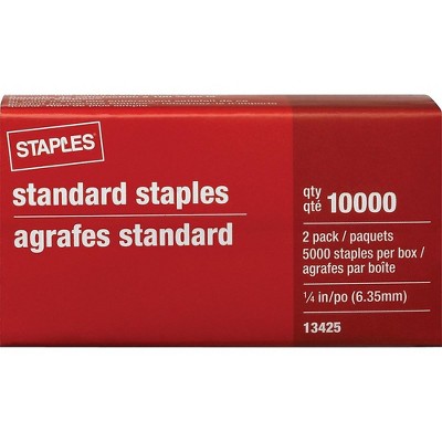  Standard Staples 5 000/Box x 2 PK 10 000 Count (13425-US) 648695 