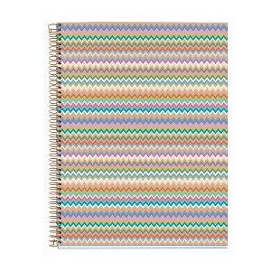 Miquel Rius 4 Subject Lined Notebook, 11" x 9", 120 Sheets, Heavyweight Paper, Subjects Separated by Color, Perforated, Laminated Board Cover - 1 of 1