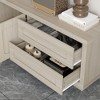FUFU&GAGA Gray Light - toned Wood TV Cabinet: Modern Design, Ample Storage, Smooth Operation - 4 of 4