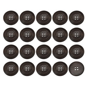 Unique Bargains Wooden DIY Craft Clothing Sewing Buttons 50 Pcs - 1 of 4