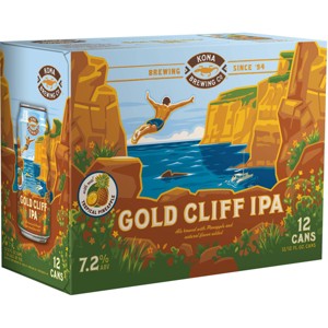 Kona Gold Cliff IPA Beer - 12pk/12 fl oz Cans - 1 of 4