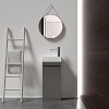 "16" Freestanding Bathroom Vanity with Sink, Modern One-Piece Design, Minimalist Storage Cabinet, Space Saving Solution for Bathrooms - 2 of 4
