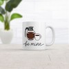 Crazy Dog T-Shirts Be Mine Coffee Mug Funny Caffeine Lovers Coffee Pot Graphic Novelty Cup-11oz - 2 of 4