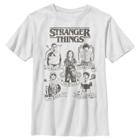  Stranger Things Mens Character Boxes Graphic T-Shirt :  Clothing, Shoes & Jewelry
