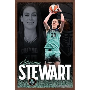 Trends International WNBA New York Liberty - Breanna Stewart 25 Framed Wall Poster Prints - 1 of 4