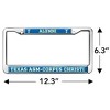 Texas A&M Corpus Christi Alumni Logo Full Size Standard License Plate Metal Frame - 4 of 4