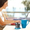 Tea Cup with Infuser and Lid, 16 Oz Ceramic Tea Mug, Microwave and Dishwasher Safe Tea Infuser Cup, Porcelain Steeping Tea Cup Suitable - 4 of 4