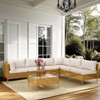 Karl Home Patio 7-Piece PE Wicker Sectional Conversation Set - 2 of 4