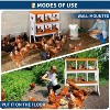 Chicken Nesting Boxes Galvanized Steel Rustproof Egg Laying Box with Egg Collection Systems, Hen Eggs Laying Box, for Chicken House/Duck House/Hen - 2 of 4