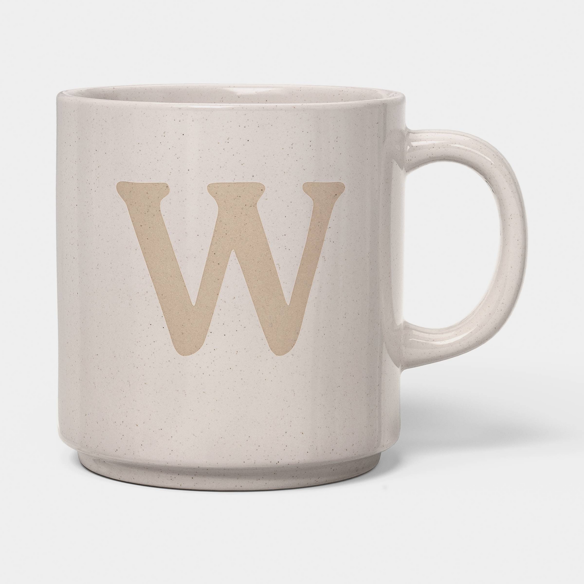 16 fl oz Monogram W Mug