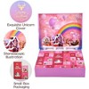 Aoibox 2025 Advent Calendar for Girls 24pcs Christmas Countdown Set with Unicorn Jewelry Hair Accessories and Surprises Gift Box - 4 of 4