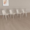Lyngins Dining Chairs Set of 4,Modern Kitchen Chair with Linen Padded for Living Room,Meeting Room,Bedroom - 2 of 4