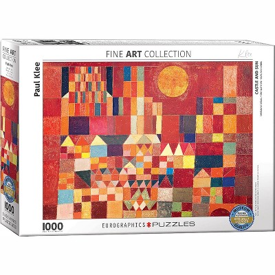 Eurographics Inc. Castle and Sun by Paul Klee 1000 Piece Jigsaw Puzzle