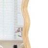 Kumasinova Wave Wood Bathroom Vanity Mirror,Wall Mirror with HD Glass,Rustic Decorative Mirror for Living Room,Bedroom,Bathroom - 4 of 4