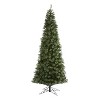 10ft. Cashmere Slim Artificial Christmas Tree with 750 Warm White Lights and 1908 Branches – Sleek Festive X-Mas Glow - 3 of 4