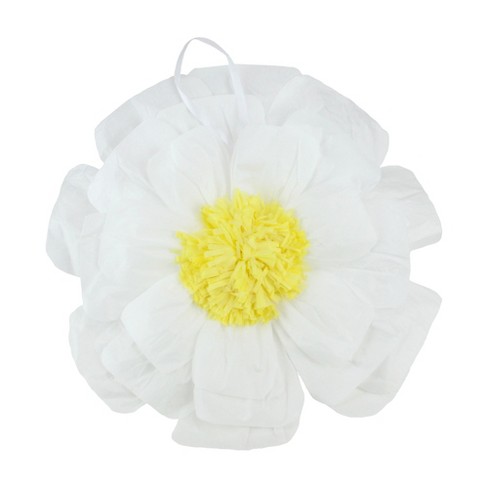 Northlight 13 Spring White/yellow Paper Daisy Artificial Flower