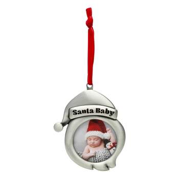 Pearhead Holiday Santa Baby Frame Ornament