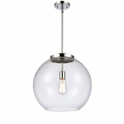 Athens - 1 Light Pendant In Industrial Style-16.38 Inches Tall and 15.75 Inches Wide