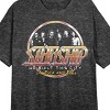 Starship We Built This City On Rock And Roll Crew Neck Short Sleeve Black Heather Women's Night Shirt - 2 of 2