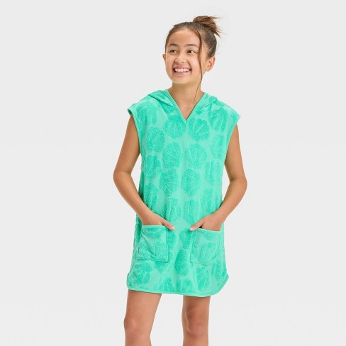 Girls' Solid Swim Cover Up Dress - Cat & Jack™ - image 1 of 3