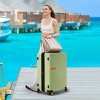 3-Piece Hardshell Luggage Set Trolley Suitcases,Minimalist Expandable Spinner Suitcase with TSA Lock (20"/24"/28")–Cuddlewood - 2 of 4