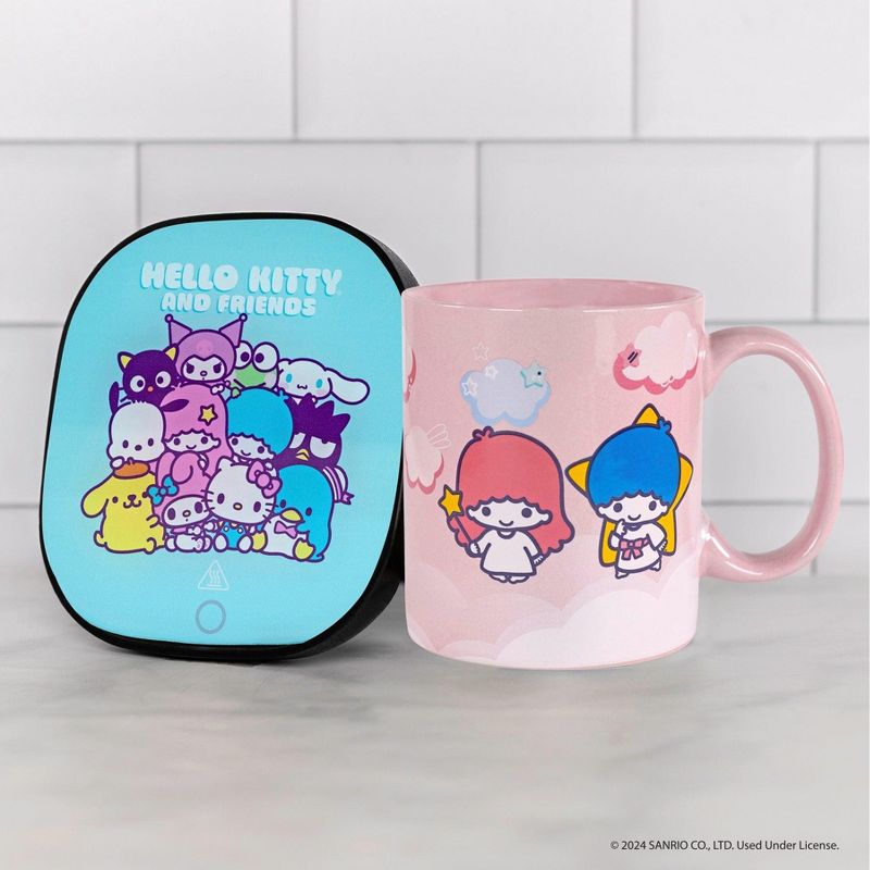 Uncanny Brands Hello Kitty and Friends Little Twin Stars Mug Warmer with Mug, 3 of 6