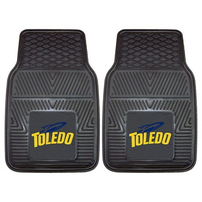 NCAA Toledo Rockets Vinyl Car Mat Set - 2pc