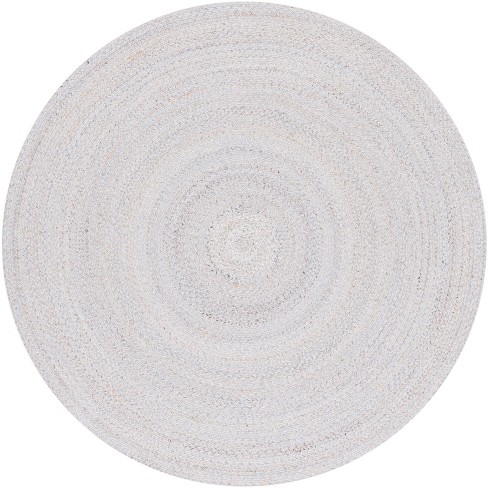 Braided Brd802 Hand Woven Area Rug - Aqua/ivory - 5' Round - Safavieh :  Target