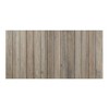 47.25" Coffee Table with Slat Design, Open Bottom Shelf, and Replicated Wheel Legs for Industrial Living Room - 3 of 4